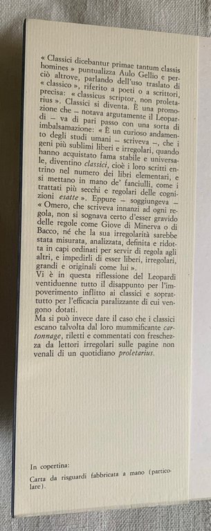 Un tocco di classico