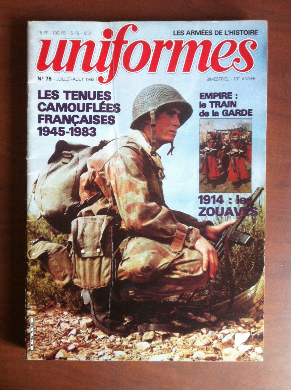 UNIFORMES Les Armes de l'histoire n^ 75 Juillet*Aout 1983 - …