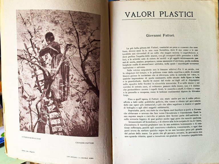 Valori Plastici Rivista d'Arte. Periodico mensile (Anno II. - Roma …