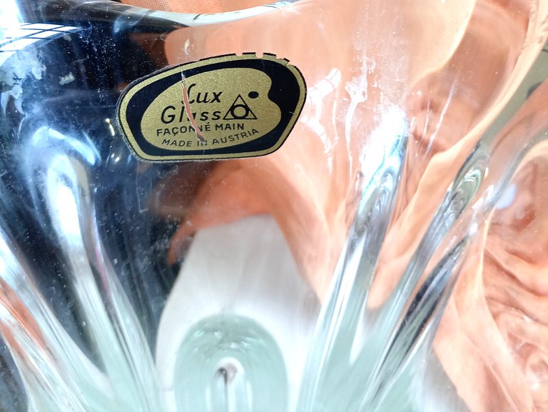 Vaso in vetro artistico Austriaco