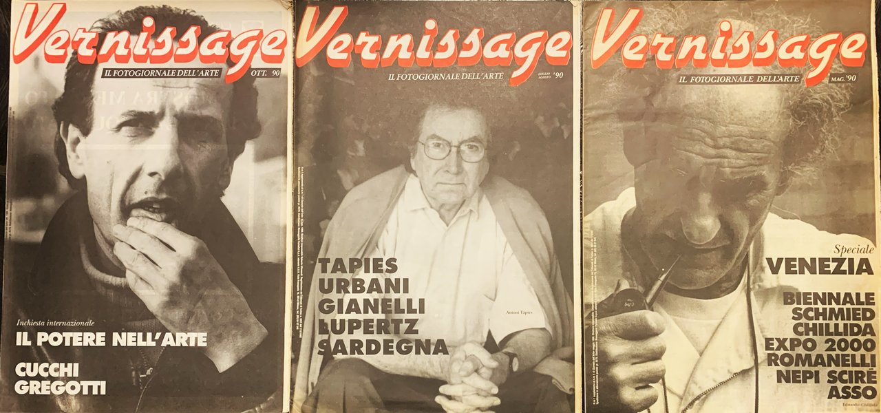 Vernissage supplemento de il giornale dell'Arte 1990