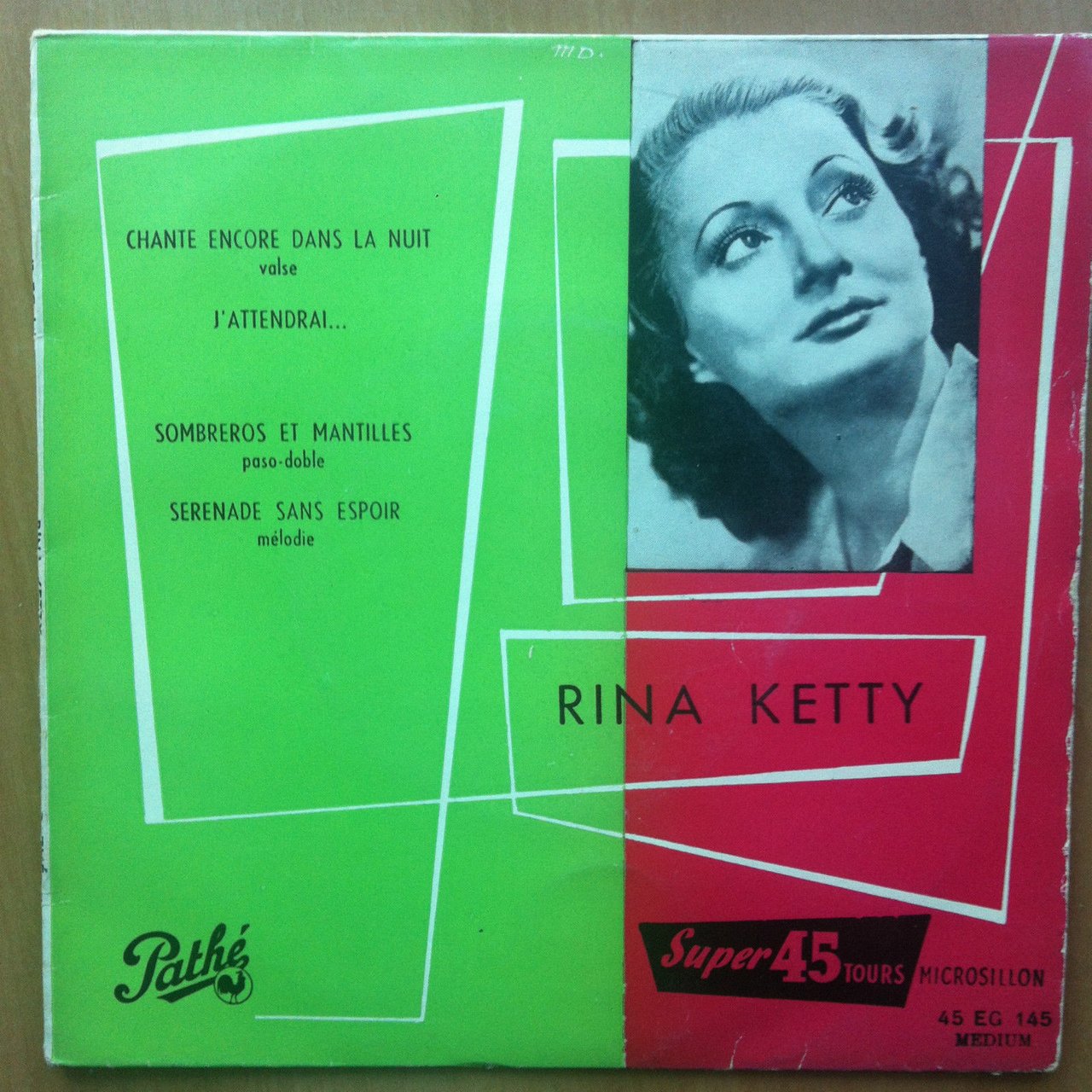 Vinile 45 giri Rina Ketty originale Pathé - E18585