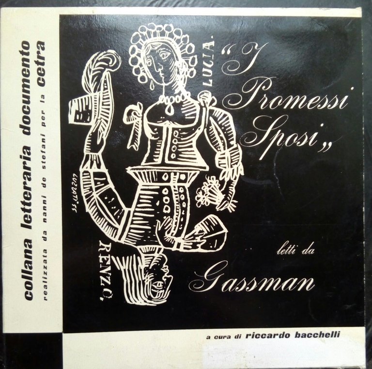 Vinile Vittorio Gassman"I promessi sposi"  Cetra CL 0414