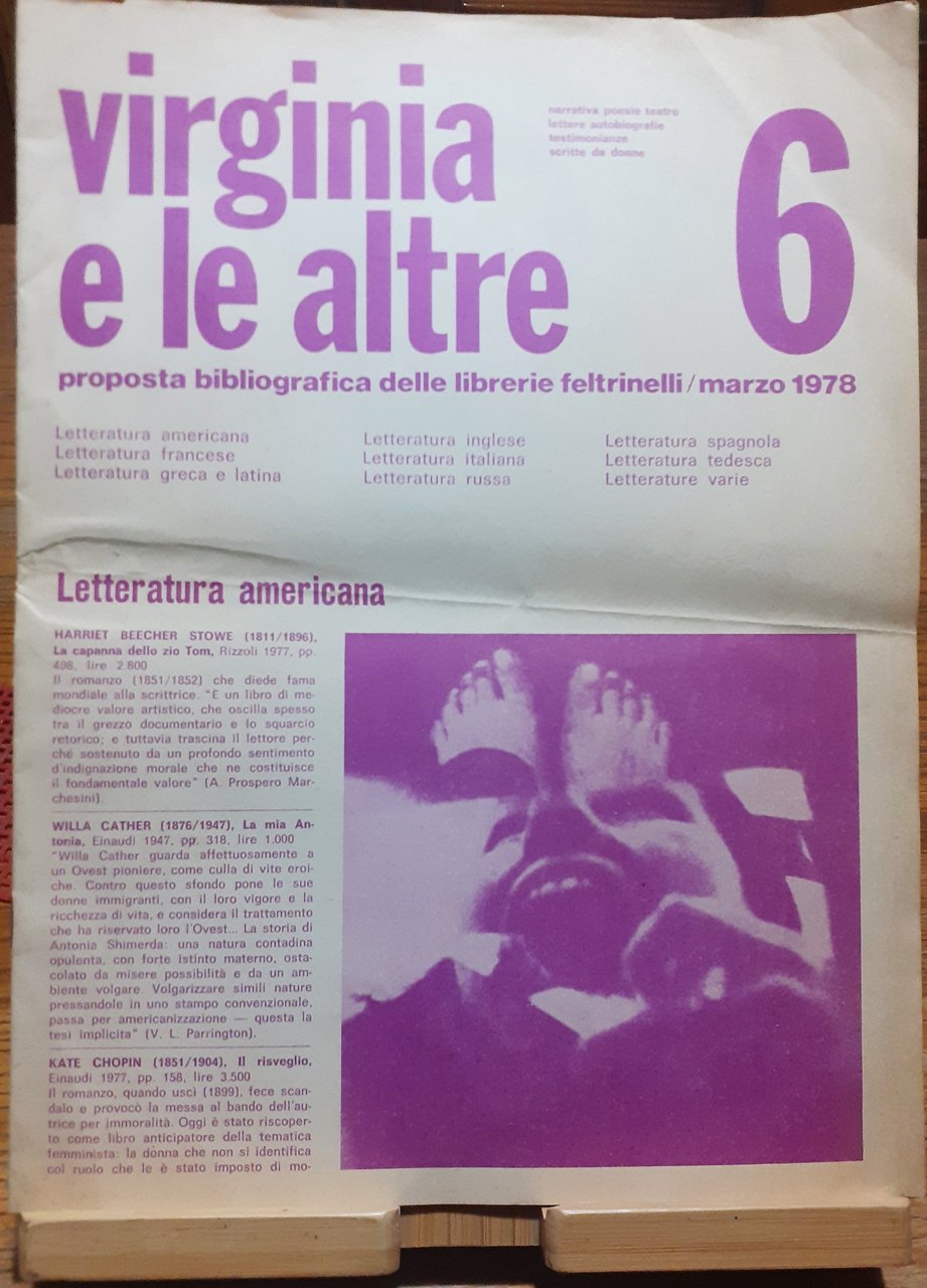 Virginia e le Altre - proposta Feltrinelli 6 del marzo …