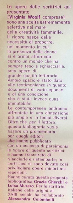 Virginia e le Altre - proposta Feltrinelli 6 del marzo …