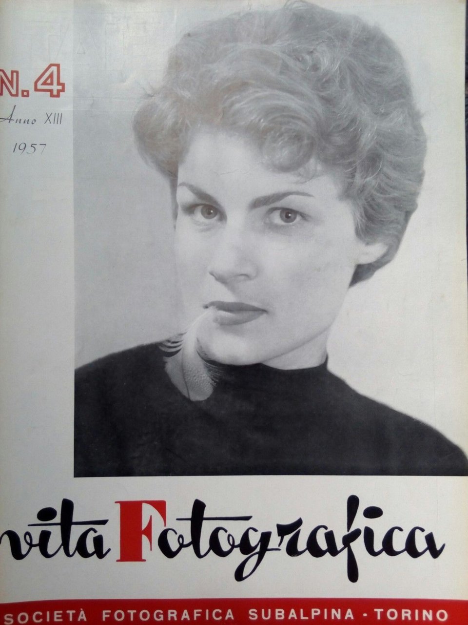 Vita Fotografica Anno XIII 1957 cover Giuseppe Cavalli