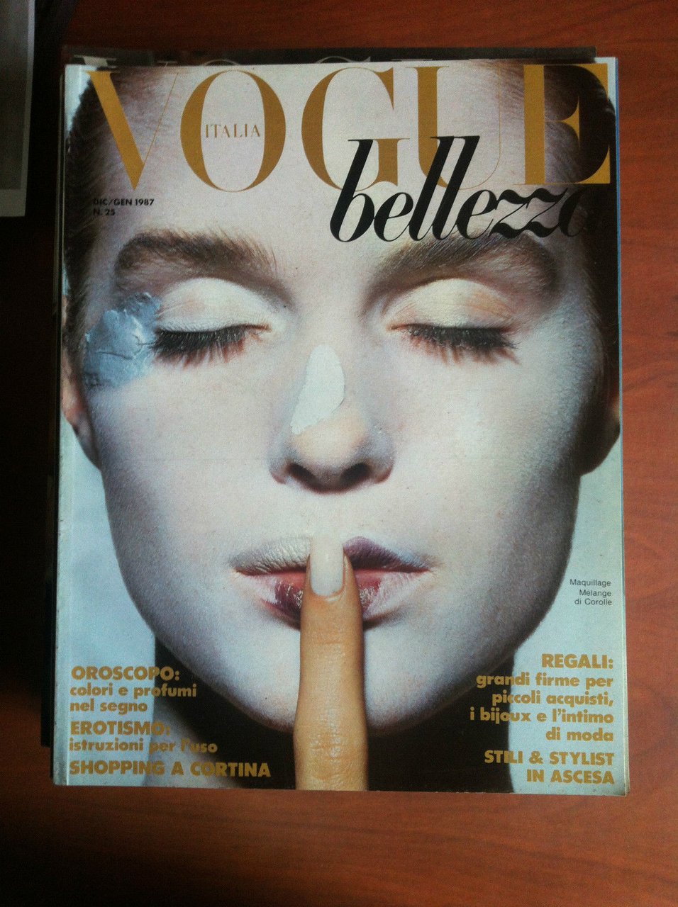 Vogue Bellezza n^ 25 Dicembre/Gennaio 1987 - E10228