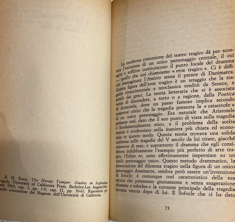 LA TRAGEDIA GRECA GUIDA STORICA E CRITICA