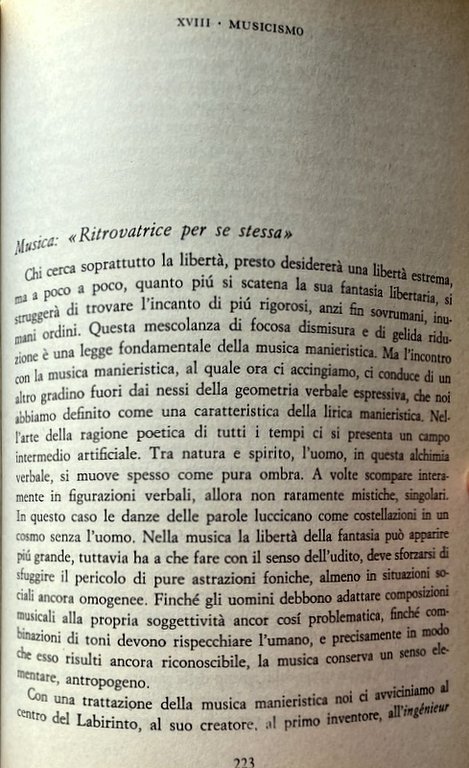 IL MANIERISMO NELLA LETTERATURA: ALCHIMIA VERBALE E ARTE COMBINATORIA ESOTERICA; …