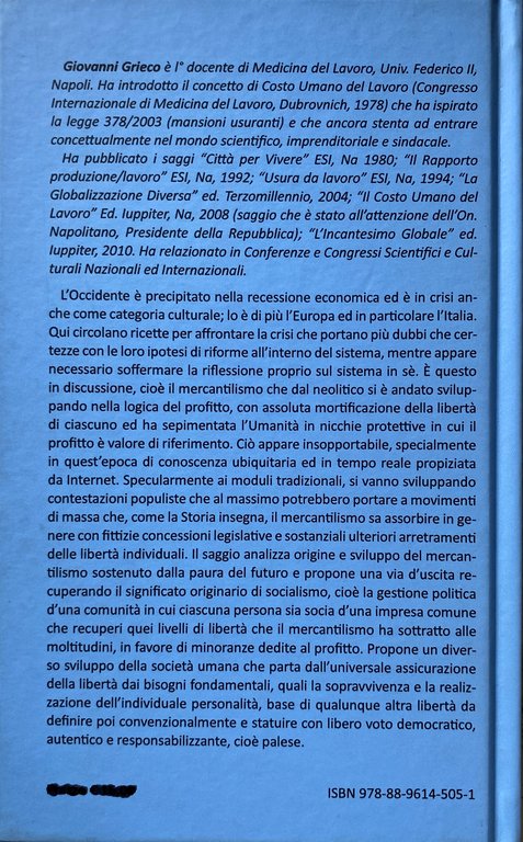 MERCANTILISMO E SOCIALISMO. DAL PROFITTO ALLA LIBERTÀ