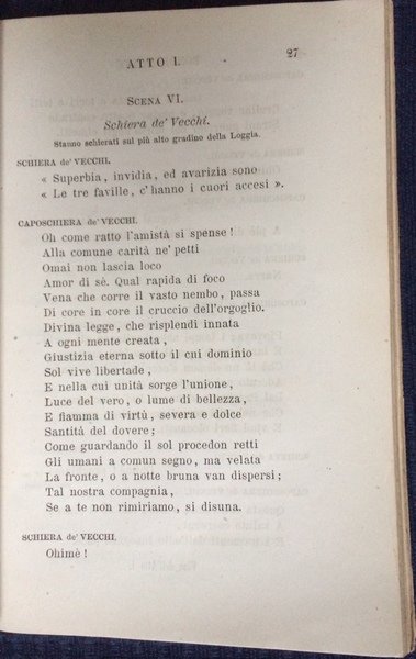 BONDELMONTE TRAGEDIA DI AUGUSTO CONTI