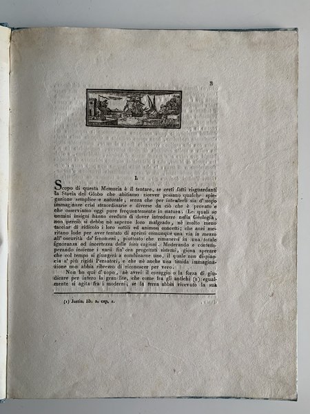 MEMORIA INTORNO AD ALCUNI FENOMENI GEOLOGICI DEL CAVALIERE GIAMBATTISTA VENTURI …