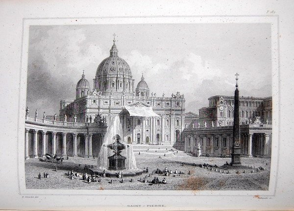 ROME. SOUVENIRS RELIGIEUX, HISTORIQUES, ARTISTIQUES DE L'EXPEDITION FRANCAISES EN 1849 …