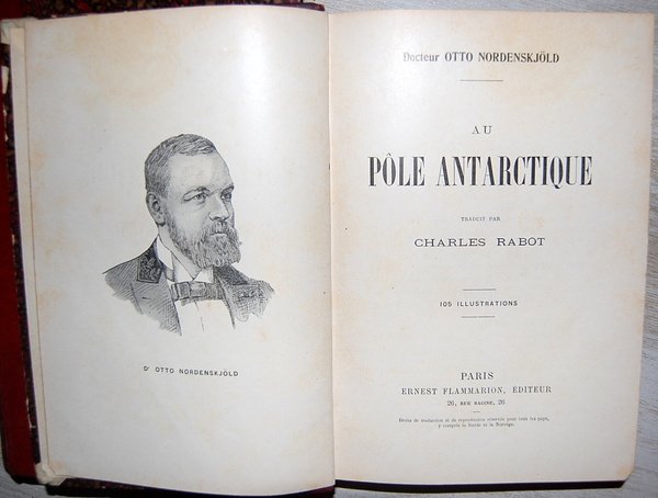 Au Pole Antarctique. Traduit par Rabot, 105 illustrations.