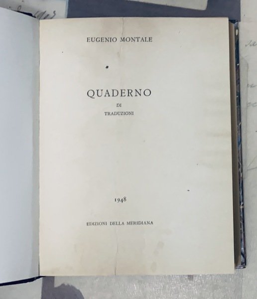 Quaderno di Traduzioni,