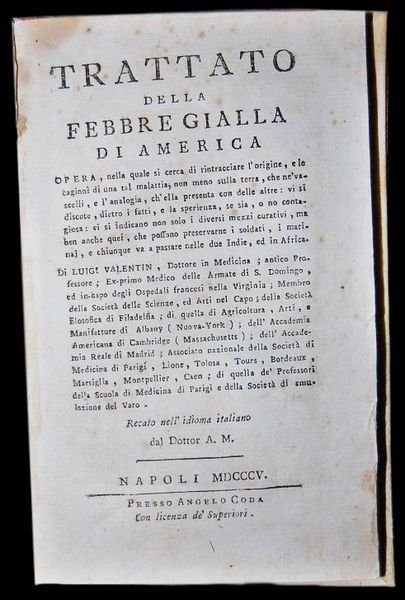 Trattato della febbre gialla di America opera, nella quale si …