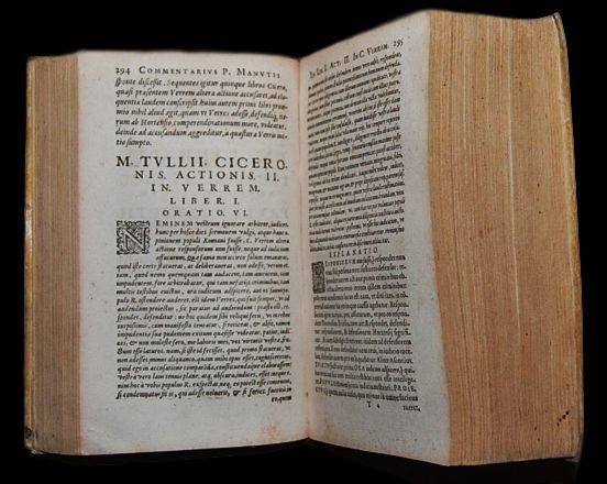 Paulli Manutii, In M. Tullii Ciceronis Orationes, commentarius. Ad Gregorium …
