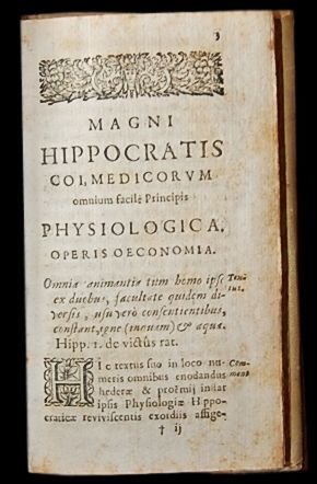 Hippocrates de inustionibus, sive fonticulis opus Historiis Medcis refertum, & …