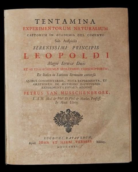 Tentamina experimentorum naturalium captorum in Academia del Cimento sub auspiciis …