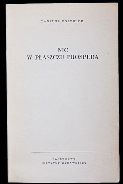 Nic w plaszczu Prospera,