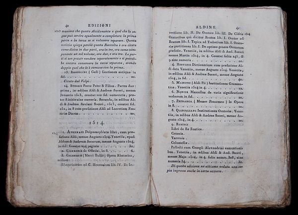 Serie delledizioni aldine per ordine cronologico ed alfabetico, Terza edizione …