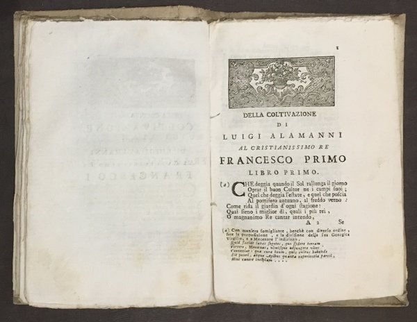 La coltivazione, e gli epigrammi di Luigi Alamanni, e le …