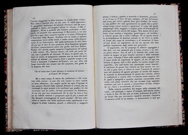 Della forza e dellInflusso del Cuore sul circolo del sangue. …