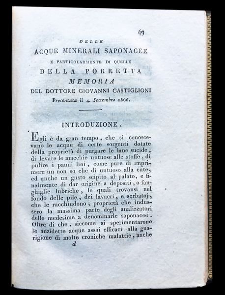 Memorie della Società Medica di Bologna Tomo I. (ed unico)