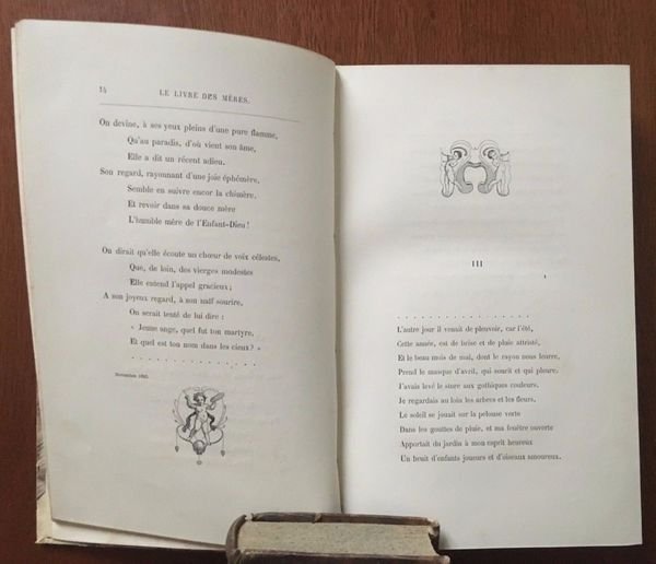 Le Livre des Meres les Enfants par Victor Hugo, vignettes …