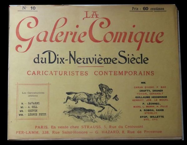 La Galerie Comique du Dix-Neuvième Siècle, Caricaturistes Contemporains,