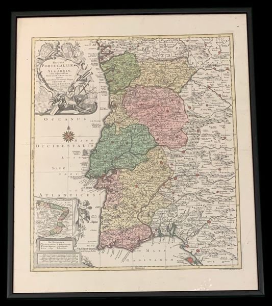 Regna Portugalliae et Algarbiae cum adjacentibus Hispaniae Provinciis quibus in …
