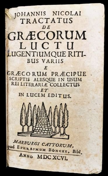 Johannis Nicolai Tractatus de graecorum luctu lugentiumque ritibus variis e …