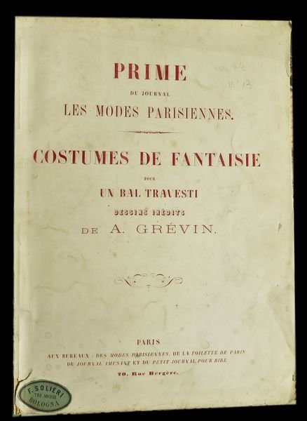 Prime du Journal les Modes Parisienne, Costumes de Fantaisie pour …