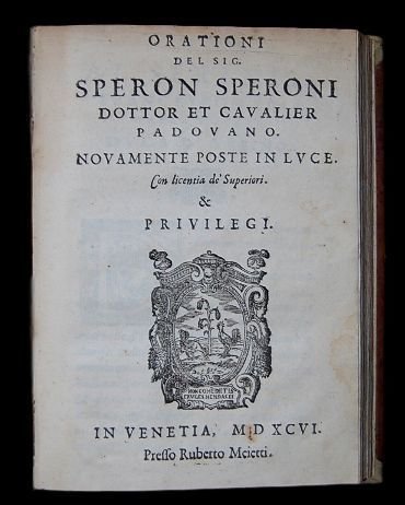 Canace Tragedia del Sig. Sperone Speroni alla quale sono aggiunte …