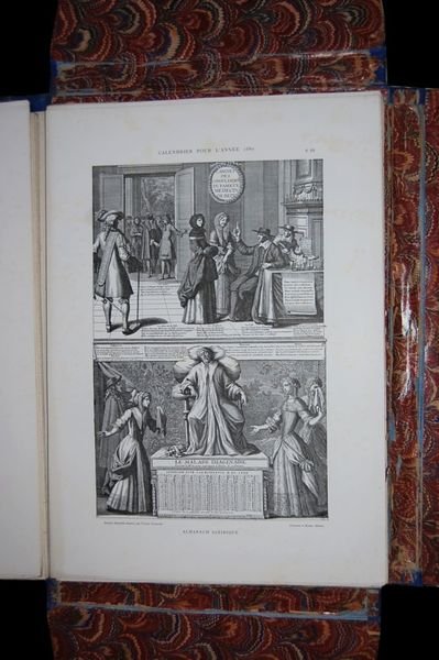 Les Anciens Almanachs Illustres, Histoire du Calendrier depuis les temps …