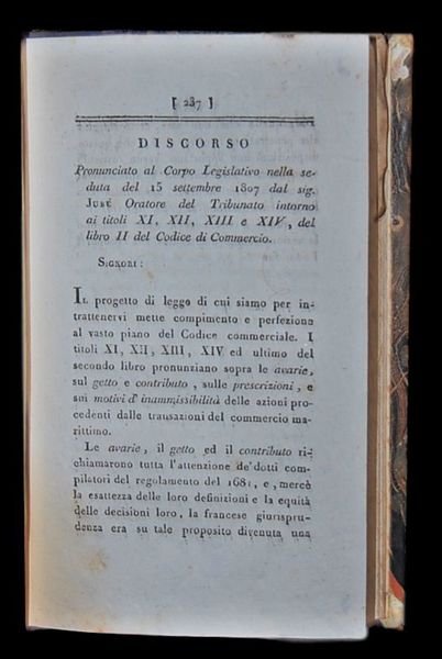 Dei motivi del codice di commercio ovvero Discorsi pronunciati al …