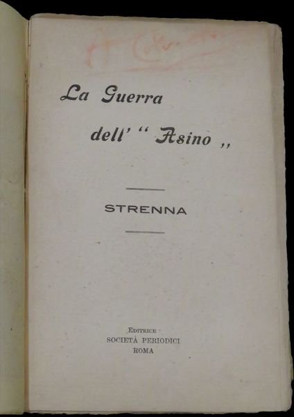 La Guerra dellAsino, Strenna,