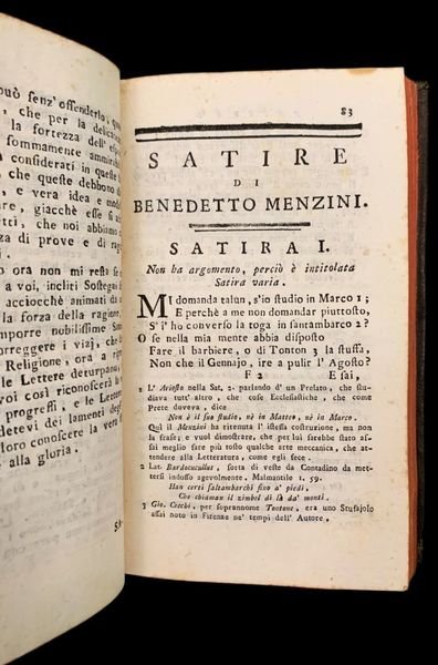 Le Satire di Benedetto Menzini Fiorentino con le note di …