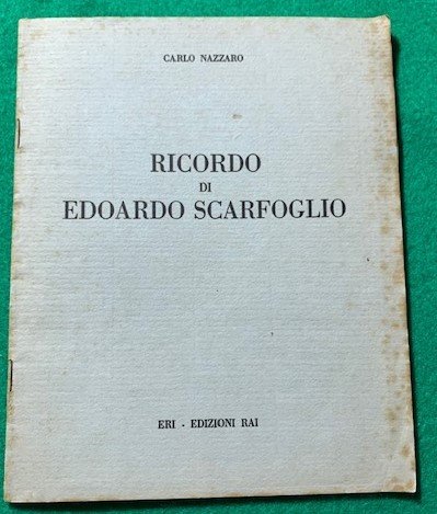 Ricordo di Edoardo Scarfoglio,