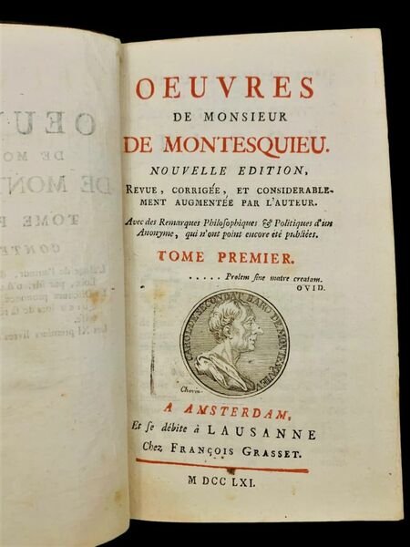 Oeuvres de Monsieur de Montesquieu, Nouvelle Edition. Revue, Corrigée, et …