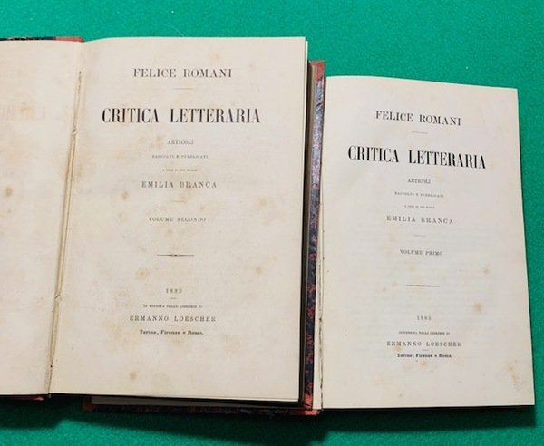 Critica letteraria articoli raccolti e pubblicati a cura di sua …