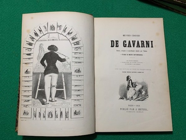 Oeuvres choisies de Gavarni. Revues corrigées et nouvellement classées par …