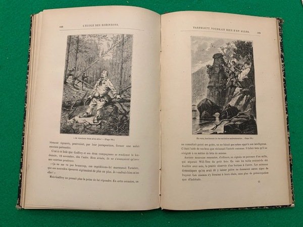 L'École des Robinsons par Jules Verne. 51 dessins par L. …