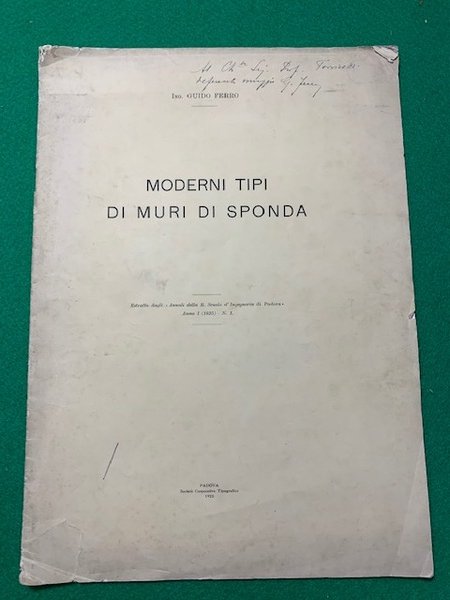 Moderni tipi di muri di sponda,