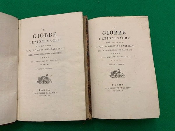 Il Giobbe, lezioni sacre del r.mo padre d. Paolo Agostino …