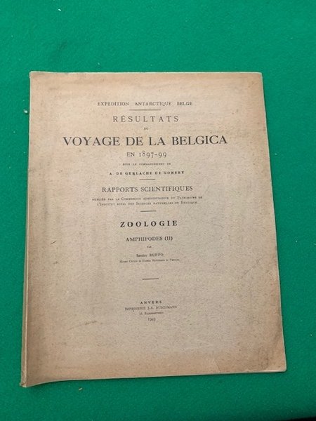 Resultats de Voyage du S. Y. Belgica, en 1897-99. Sous …