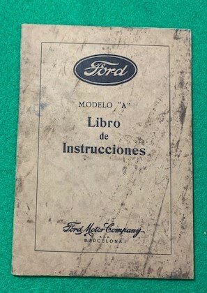 Modello "A" LIbro de Instrucciones,