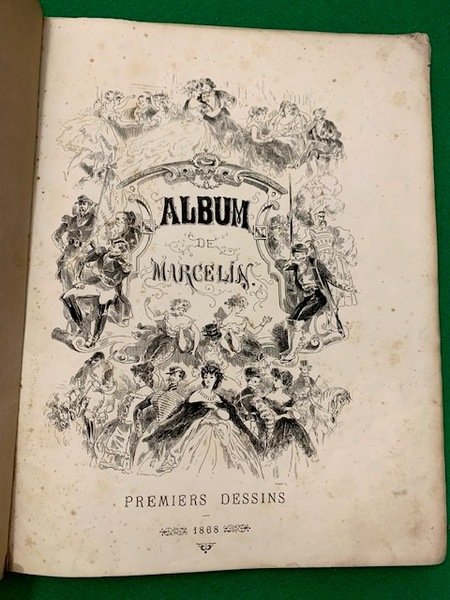 Album de Marcelin, Premiers dessins 1868