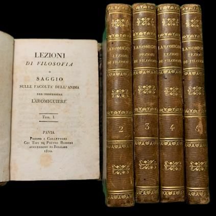 Lezioni di filosofia o Saggio sulle facoltà dell'anima del professore …