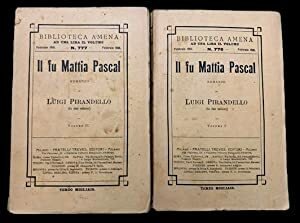 Il fu Mattia Pascal romanzo di Luigi Pirandello (in due …